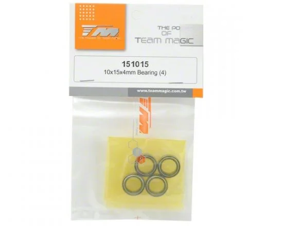 Team Magic 10X15X4mm Bearing (4) &mdash; image 2 of 2