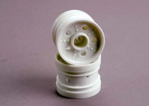 Traxxas Wheels white (rear) (2) (Tom Cat) — image 2 of 2
