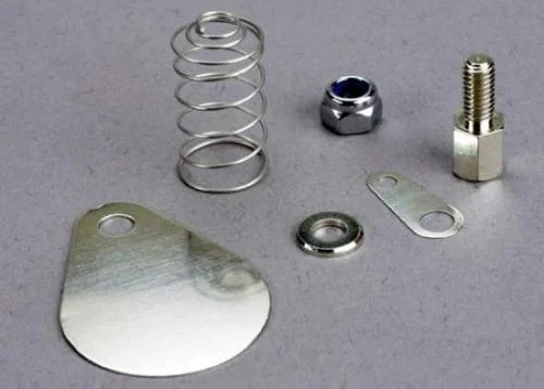 Traxxas Antenna spring/ connector terminal/ antenna post with washer nut/ antenna plate — image 2 of 2