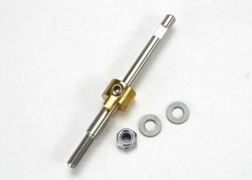 Traxxas Propeller shaft (1) for 3/16 ID propellers/ drive dog (1)/ 4.0 GS (1)/ 4x8mmTW (2)/ 4.0 NL (1). (2 sets req. for Villain EX) — image 2 of 3