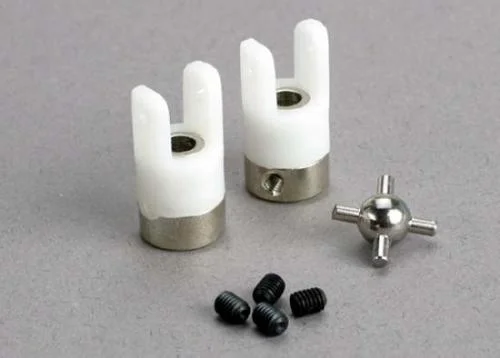 Traxxas U- joints (2)/ 3mm set screws (4) — image 2 of 3