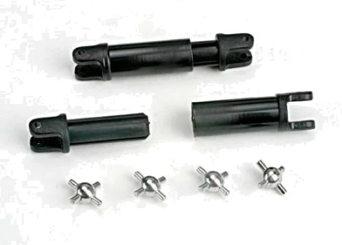 Traxxas Half-shafts (internal-splined (2)/external-splined (2)/ metal U-joints (4) &mdash; image 2 of 3