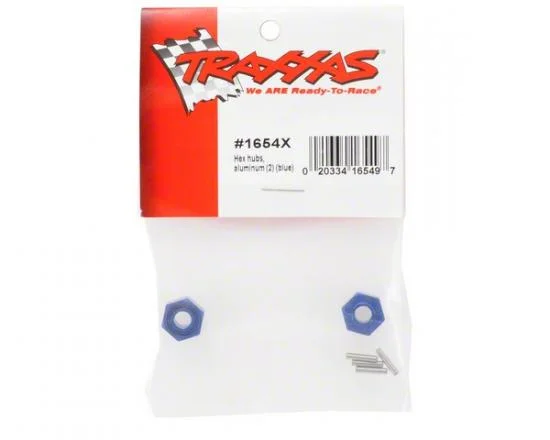 Traxxas Lightweight Blue-anodized Aluminium 12mm Hex Wheel Hubs (2) + Axle Pins (4) — image 2 of 2