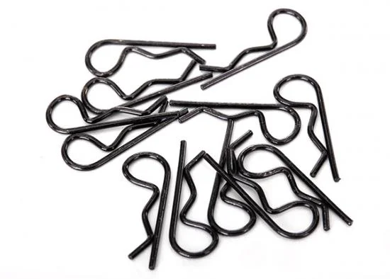 Traxxas Body clips black (12) (standard size) — image 2 of 2