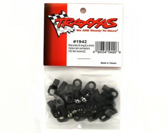 Traxxas Rod ends (16 long 4 short)/ hollow ball connectors (18)/ ball screws (2) &mdash; image 3 of 3