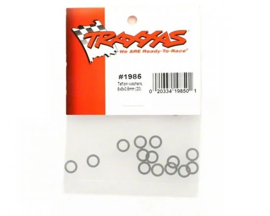 Traxxas PTFE-coated washers 5x8x0.5mm (20) (use with ball bearings) — image 3 of 3