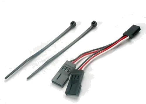 Traxxas Servo connector Y adapter (for dual-servo steering) Y lead &mdash; image 2 of 3