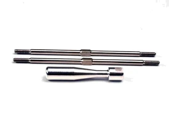 Traxxas Turnbuckles titanium 105mm (2)/ billet Aluminium wrench — image 2 of 2