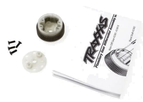 Traxxas Main diff with steel ring gear/ side cover plate/ screws (Bandit Stampede Rustler) — image 2 of 3
