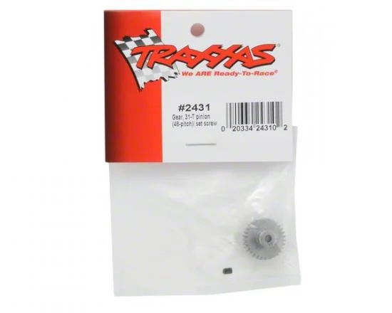 Traxxas 48DP Pinion Gear - 31T - 3.2mm Shaft &mdash; image 3 of 3