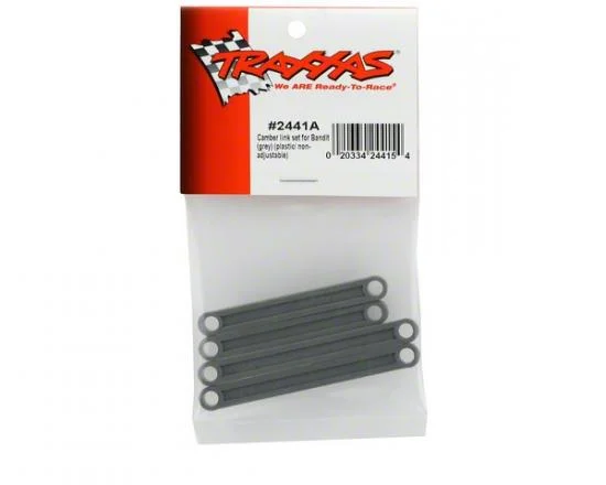 Traxxas Camber link set for Bandit (grey) (plastic/ non-adjustable) — image 3 of 3