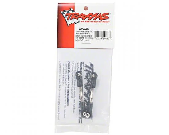 Traxxas Turnbuckles camber link 36mm (56mm center to center) (rear) (assembled with rod ends and hollow balls) (1 left 1 right) — image 3 of 3