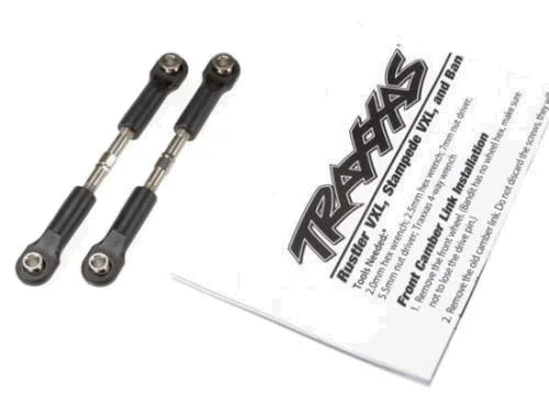 Traxxas Turnbuckles camber link 36mm (56mm center to center) (rear) (assembled with rod ends and hollow balls) (1 left 1 right) — image 2 of 3
