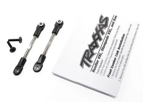 Traxxas Turnbuckles camber link 47mm (67mm center to center) (front) (assembled with rod ends and hollow balls) (1 left 1 right) — image 2 of 3