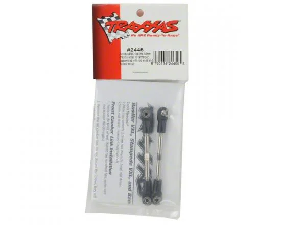 Traxxas Turnbuckles toe link 55mm (75mm center to center) (2) (assembled with rod ends and hollow balls) — image 3 of 3