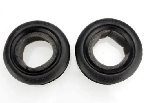 Traxxas Tires Alias ribbed 2.2 (wide front) (2)/ foam inserts (Bandit) (soft compound) &mdash; image 2 of 3