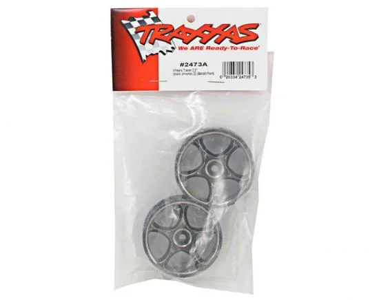 Traxxas Black Chrome Tracer 2.2 Wheels (front) — image 3 of 3