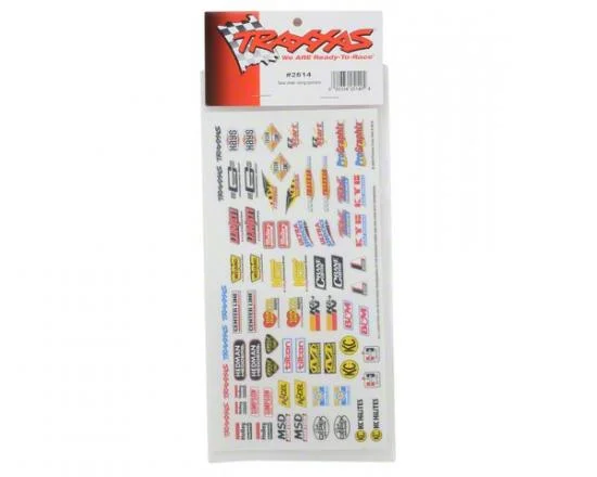 Traxxas Racing Sponsors decal sheet — image 2 of 2