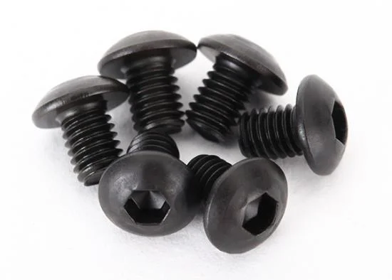 Traxxas Screws 3x4mm button-head machine (hex drive) (6) — image 2 of 2