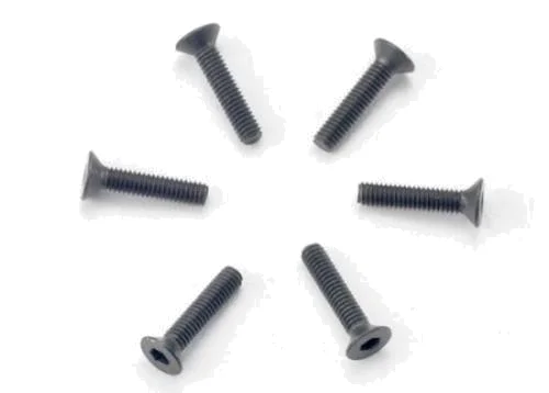 Traxxas Screws 2.5x12mm countersunk machine (hex drive) (6) — image 2 of 3