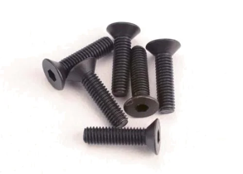 Screws - 3x12mm countersunk machine (6) (hex drive) — image 1 of 2