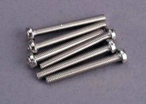 Traxxas Screws 3x25mm roundhead machine (6) &mdash; image 2 of 3