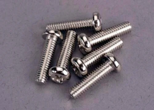 Traxxas Screws 4x15mm roundhead machine (6) &mdash; image 2 of 3