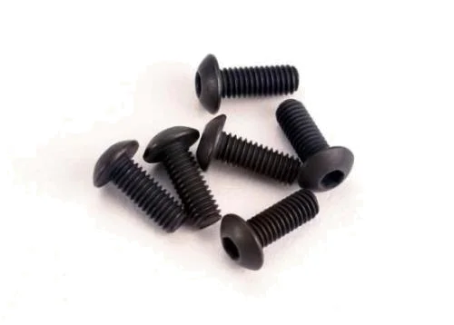 Screws - 3x8mm button-head machine (hex drive) (6) — image 1 of 2