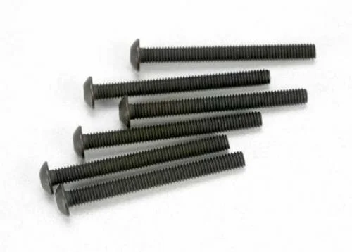 Traxxas Screws 3x30mm button-head machine (hex drive) (6) — image 2 of 3