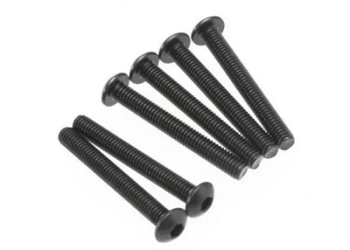 Traxxas Screws 3x23mm button-head machine (hex drive) (6) — image 2 of 3
