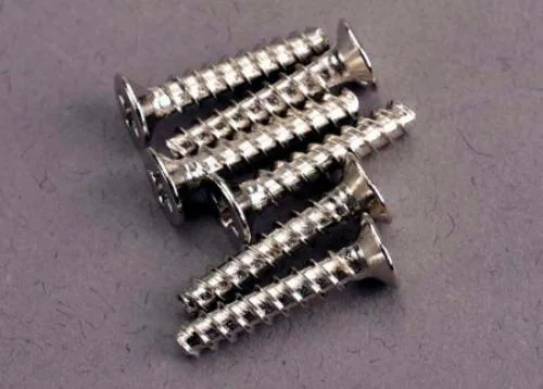Traxxas Screws 3x15mm countersunk self-tapping (6) — image 2 of 2