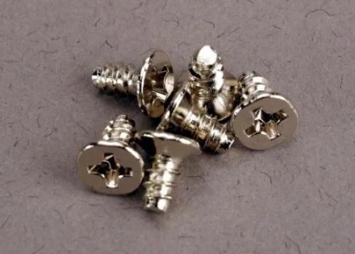 Traxxas Screws 3x6mm countersunk self-tapping (6) — image 2 of 2