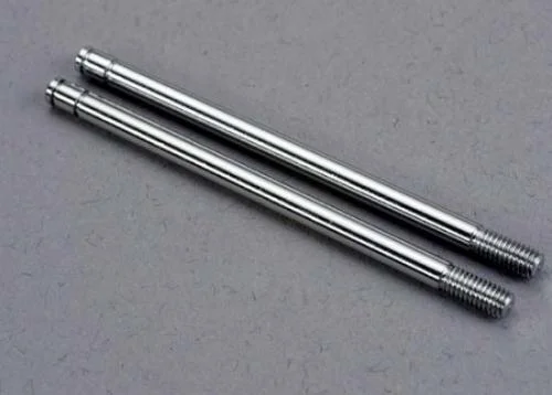 Traxxas Shock shafts steel chrome finish (xx-long) (2) &mdash; image 2 of 3