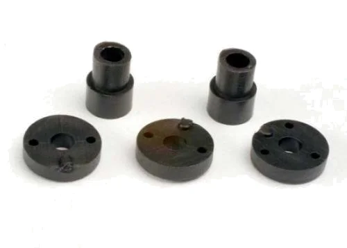 Traxxas Piston head set (2-hole (2)/ 3-hole (2)/ Shock mounting bushings washers (2) (Big Bore Shocks) &mdash; image 2 of 3