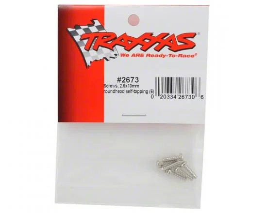 Traxxas Screws 2.6x10mm roundhead self-tapping (6) — image 3 of 3