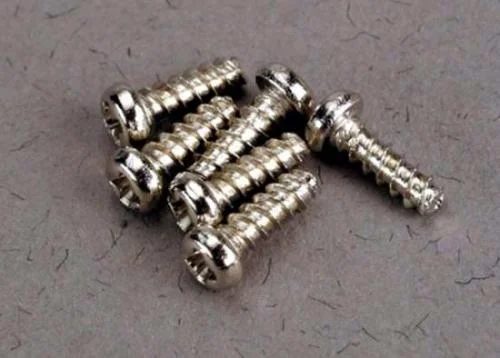 Traxxas Screws 2x6mm roundhead self-tapping (6) — image 2 of 3
