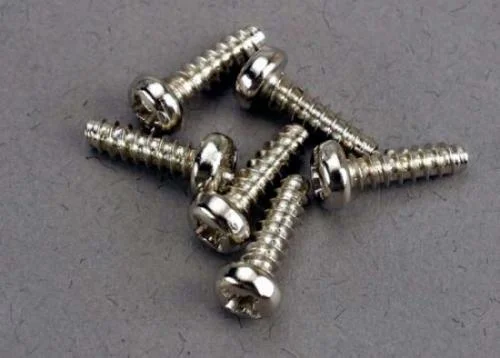 Traxxas Screws 3x10mm roundhead self-tapping (6) — image 2 of 3