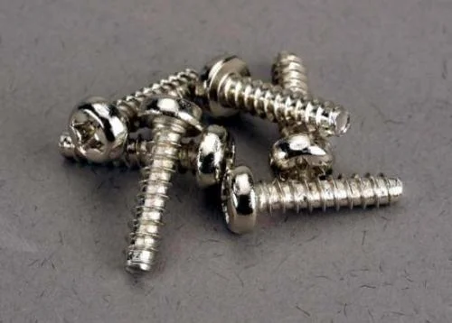 Traxxas Screws 3x12mm roundhead self-tapping (6) — image 2 of 3