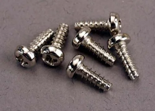 Traxxas Screws 3x8mm roundhead self-tapping (6) — image 2 of 3