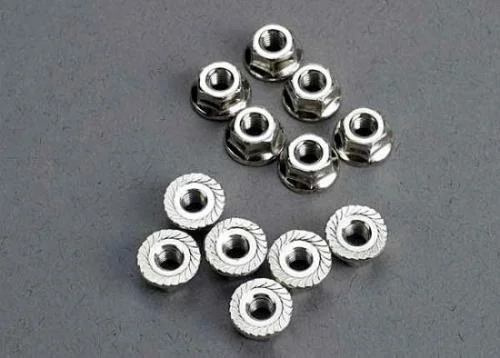 Traxxas Nuts 3mm flanged (12) — image 2 of 2