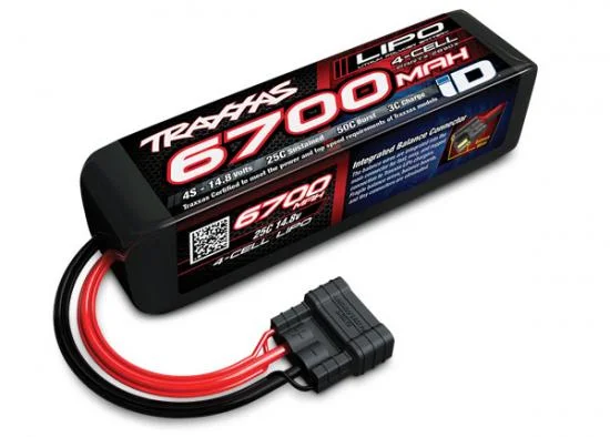 Traxxas 6700mAh 14.8V 4S 25C LiPo ID Battery (178 x 44 x 50mm) — image 2 of 6