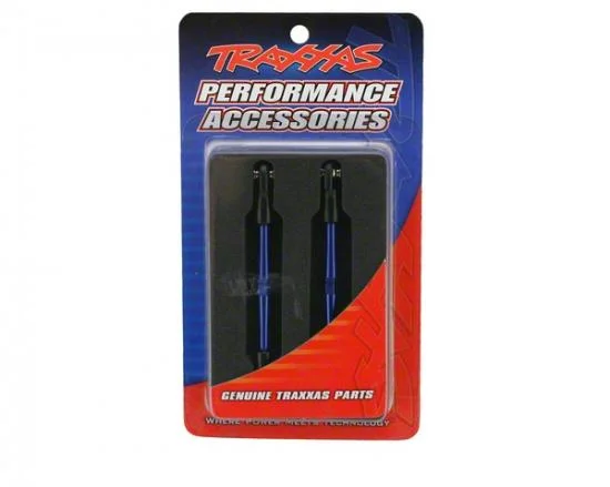Traxxas Turnbuckles Aluminium (blue-anodized) toe links 59mm (2) (assembled w/ rod ends hollow balls) (requires 5mm Aluminium wrench 5477) — image 3 of 3