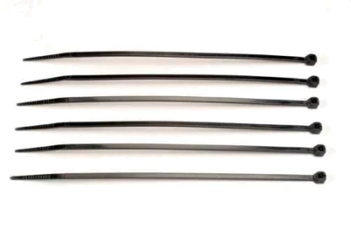 Traxxas Cable ties medium (black) (6) — image 2 of 3