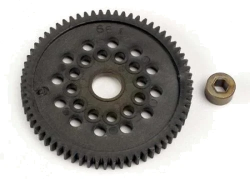 Traxxas Spur gear (66-Tooth) (32-pitch) w/bushing &mdash; image 2 of 3