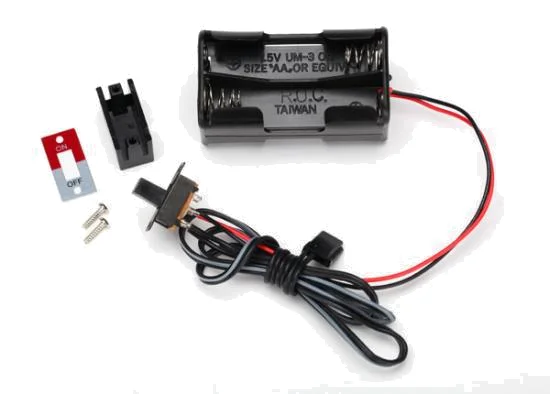 Traxxas Battery holder 4-cell/ on-off switch — image 2 of 2