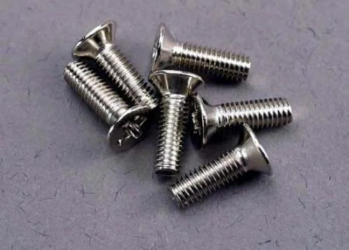 Traxxas Screws 3x10mm countersunk machine (6) — image 2 of 3