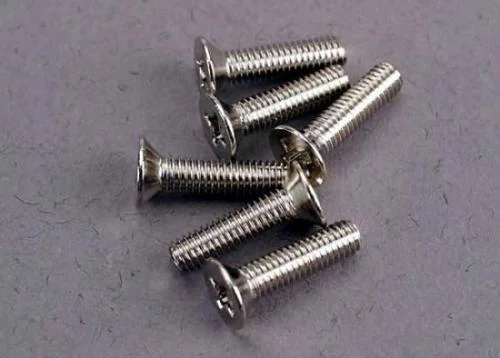Traxxas Screws 3x12mm countersunk machine (6) &mdash; image 2 of 3