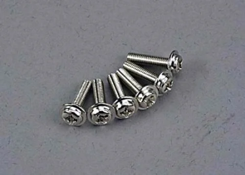 Traxxas Screws 3x12mm washerhead machine (6) — image 2 of 3