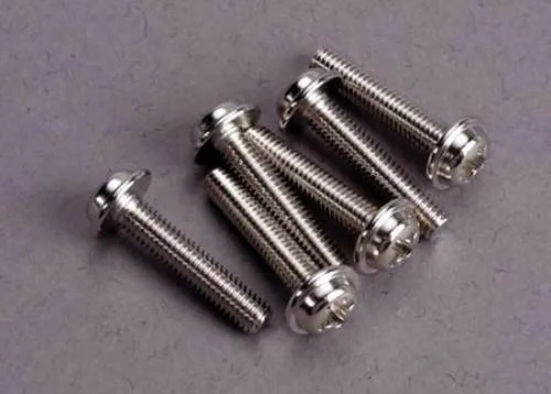 Traxxas Screws 3x15mm washerhead machine (6) — image 2 of 3