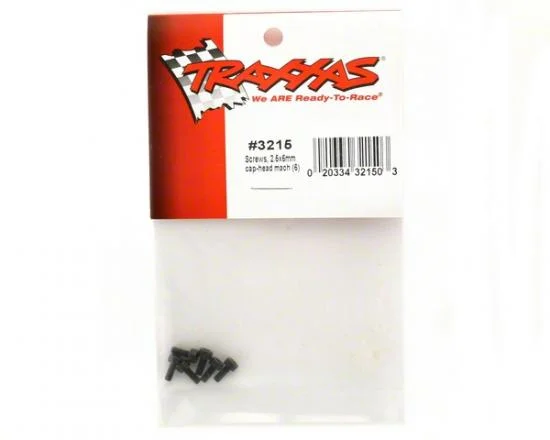 Traxxas Screws 2.5x6mm cap-head machine (hex drive) (6) — image 3 of 3